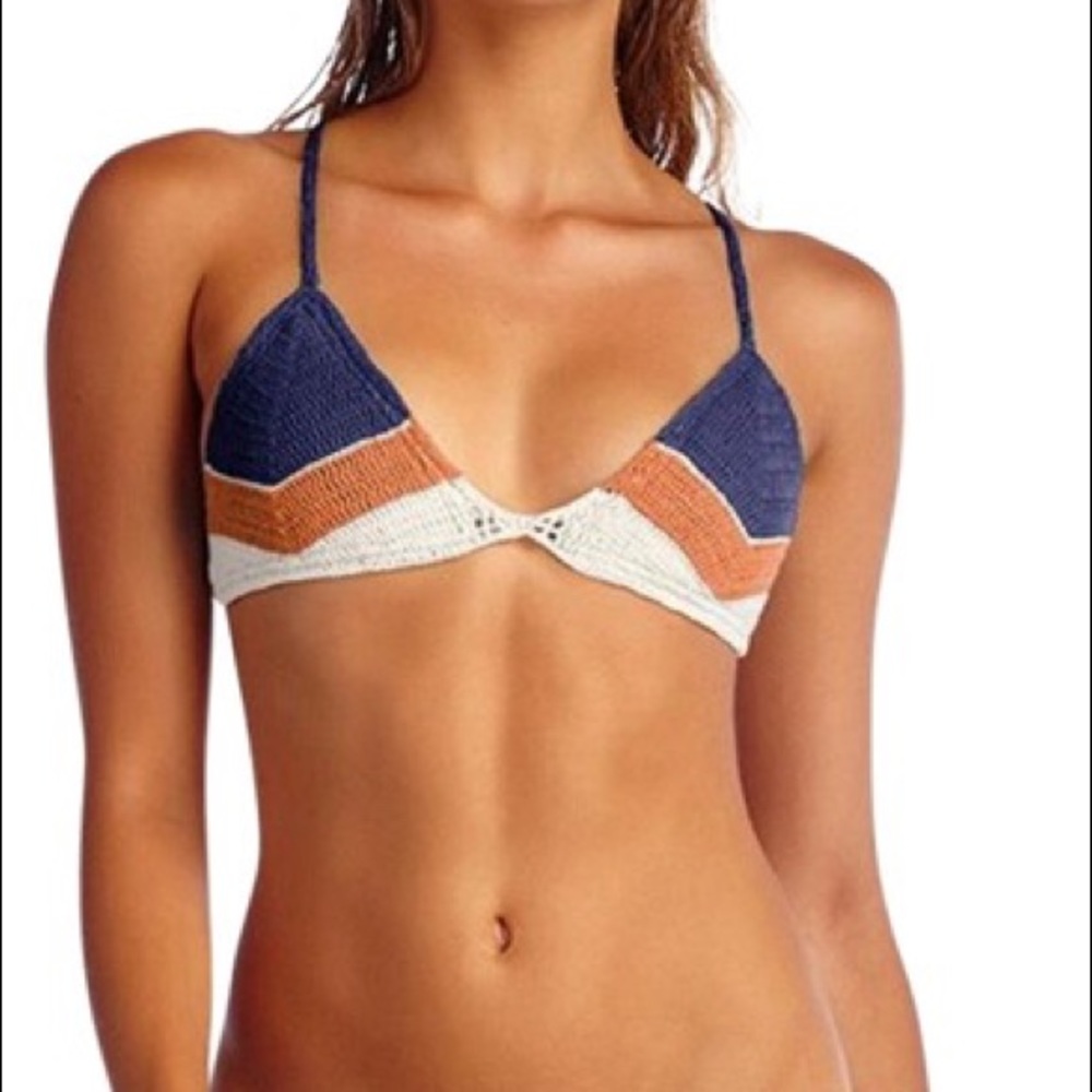 Vitamin A crochet night bird bikini top